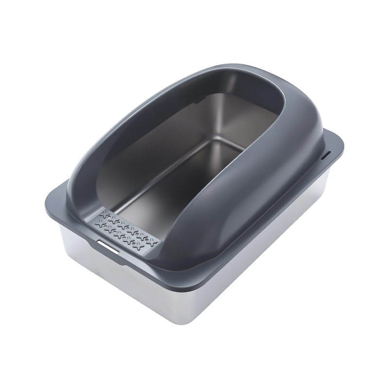 Halvlukket stor fortykket kattesøppel